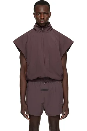 FEAR OF GOD Purple Zip Vest
