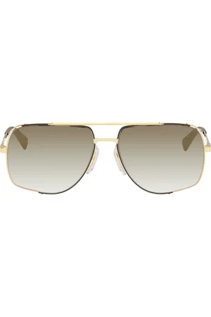 DITA EYEWEAR Gold & Black Midnight Special Sunglasses