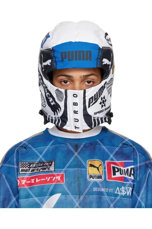 PUMA White & Blue A$AP Rocky Edition Padded Balaclava