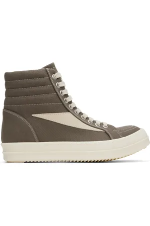 Rick Owens Gray Porterville Vintage High Sneaks Sneakers