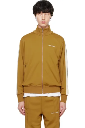 Palm Angels Tan Classic Logo Track Jacket