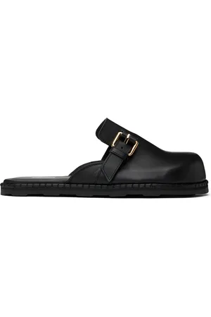 Moschino Leather Mule Loafers