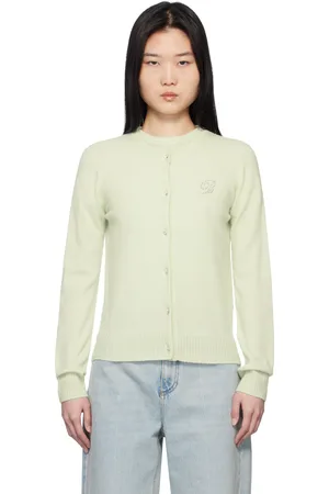 BLUMARINE Green Cashmere Cardigan