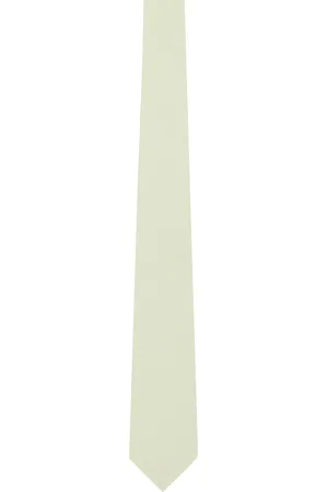 Auralee Green Washed Finx Tie