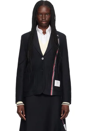 Thom Browne Navy Sack Blazer