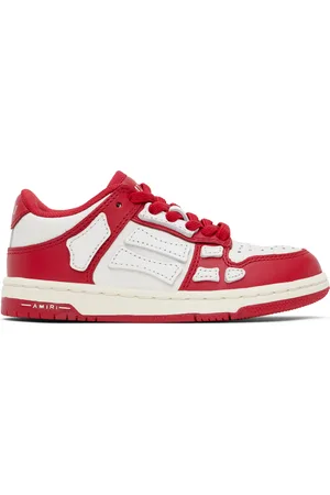 AMIRI Kids Red & White Skel-Top Low Sneakers