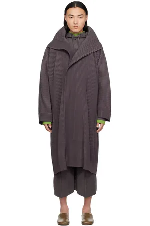 Issey Miyake Purple Monthly Color December Coat