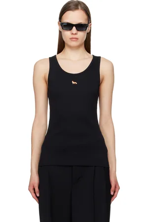 Maison Kitsuné Black Baby Fox Tank Top