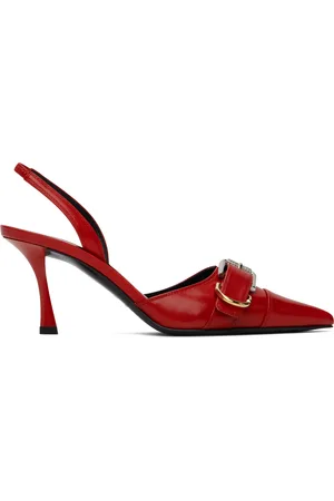 Givenchy Red Voyou Slingback Heels