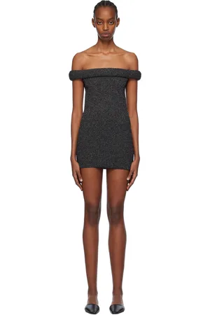 Totême Black Roll Minidress