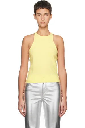 Staud Yellow Ayana Tank Top