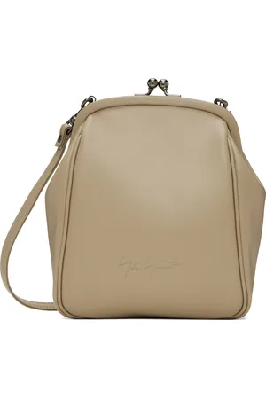YOHJI YAMAMOTO Beige Clasp Bag