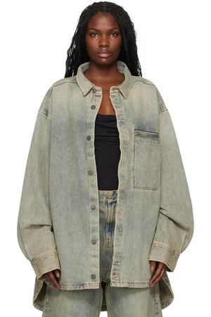 Entire Studios Blue Herculean Denim Shirt