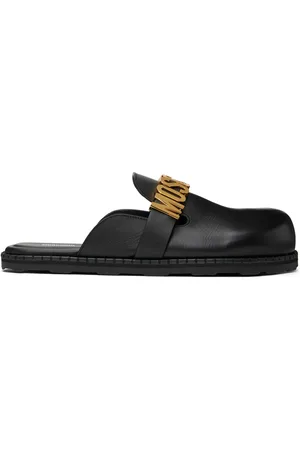 Moschino Leather Mule Loafers