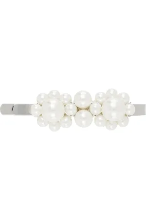 Simone Rocha Silver Mini Flower Hair Clip
