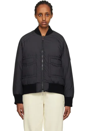Moncler Black Jucar Down Bomber Jacket