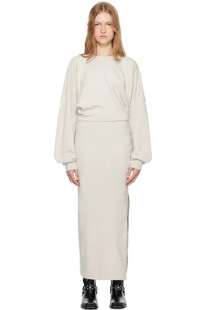 Isabel Marant Beige Salomon Midi Dress