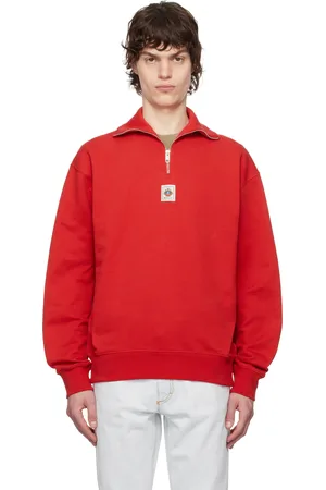 Bally Red Half-Zip Sweatshirt