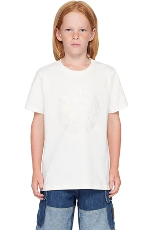 VERSACE Kids White Medusa T-Shirt