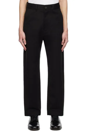 STUDIO NICHOLSON Black Bill Trousers