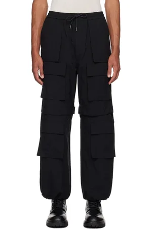 JUUN.J Black Drawstring Cargo Pants
