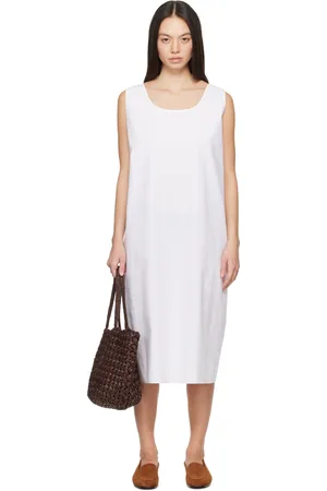 The Row Off-White Janah Midi Dress