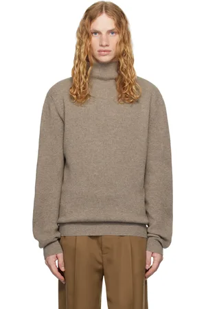 The Row Taupe Daniel Sweater