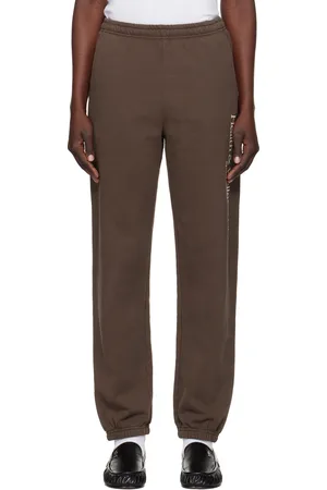 Sporty & Rich Brown H&W Crest Sweatpants