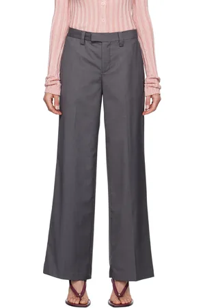 DANIELLE GUIZIO Gray Athalia Trousers