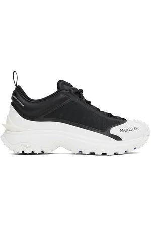 Moncler SSENSE Exclusive Black & White Trailgrip Lite Sneakers