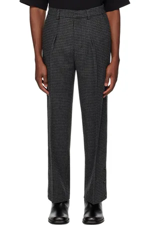 Nanushka Gray & Black Wilco Trousers
