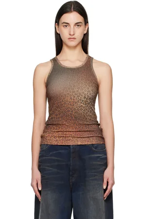 Praying Brown Cheetah Tank Top