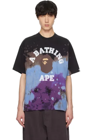 BAPE Multicolor Tie Dye College Relaxed Fit T-shirt