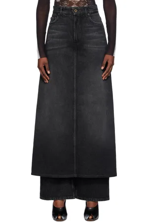 Jean Paul Gaultier Black Skirt Jeans