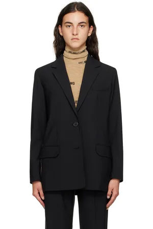 Helmut Lang Black Jacquard Blazer