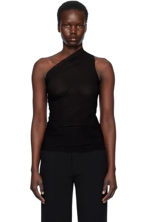 Rick Owens Black Hollywood Athena Tank Top