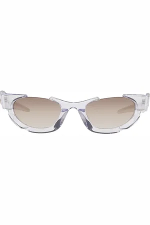 Feng Chen Wang SSENSE Exclusive Blue Liquid Sports Sunglasses