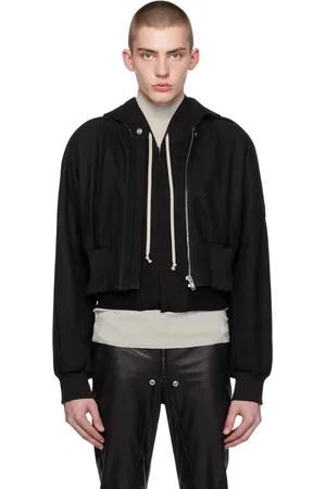 Rick Owens Black Flight Leather Jacket