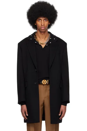 VERSACE Black Slim Coat