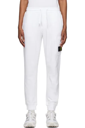 Stone Island White Patch Sweatpants