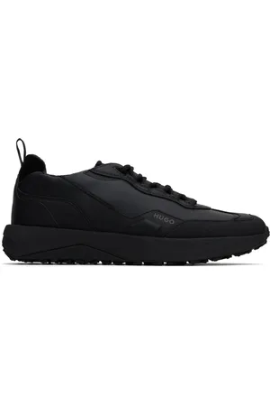 HUGO BOSS Black Paneled Sneakers