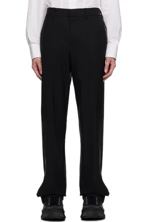 Helmut Lang Black Pleated Trousers