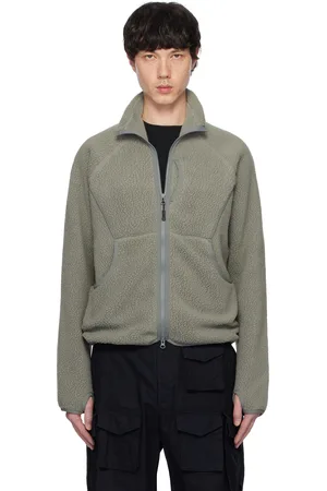 Snow Peak Gray Thermal Boa Fleece Jacket