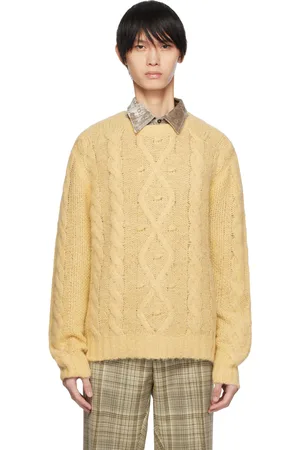 CMMN SWDN Yellow Brushed Sweater