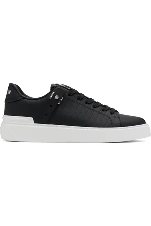 Balmain Black B-Court B-Buzz Sneakers