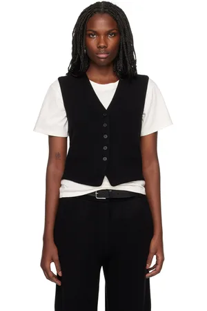 Guest In Residence Black Tailored Vest