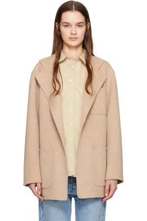 Totême Beige Patch Pocket Jacket