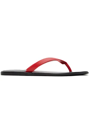 The Row Red & Black Beach Sandals