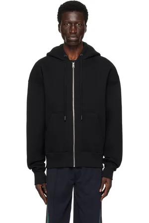Ami Black Zipped Ami de Coeur Hoodie