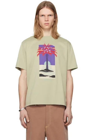 Lanvin Green Printed T-Shirt
